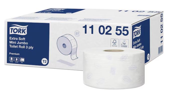 110255 TORK Extra zacht mini jumborollen premium 3 laags