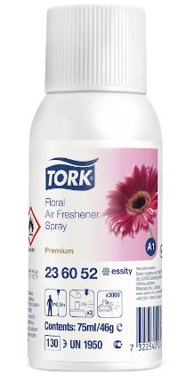 236052 TORK Luchtverfrisser Spray navulling Bloemengeur (12 stuks)